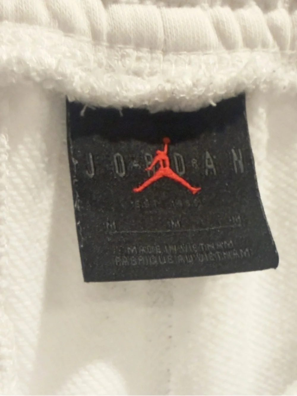 🤍 Nike Jordan White Jogger Sweatpants - Picture 7 of 9